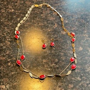 Charming Charlie Necklace & Earrings Set